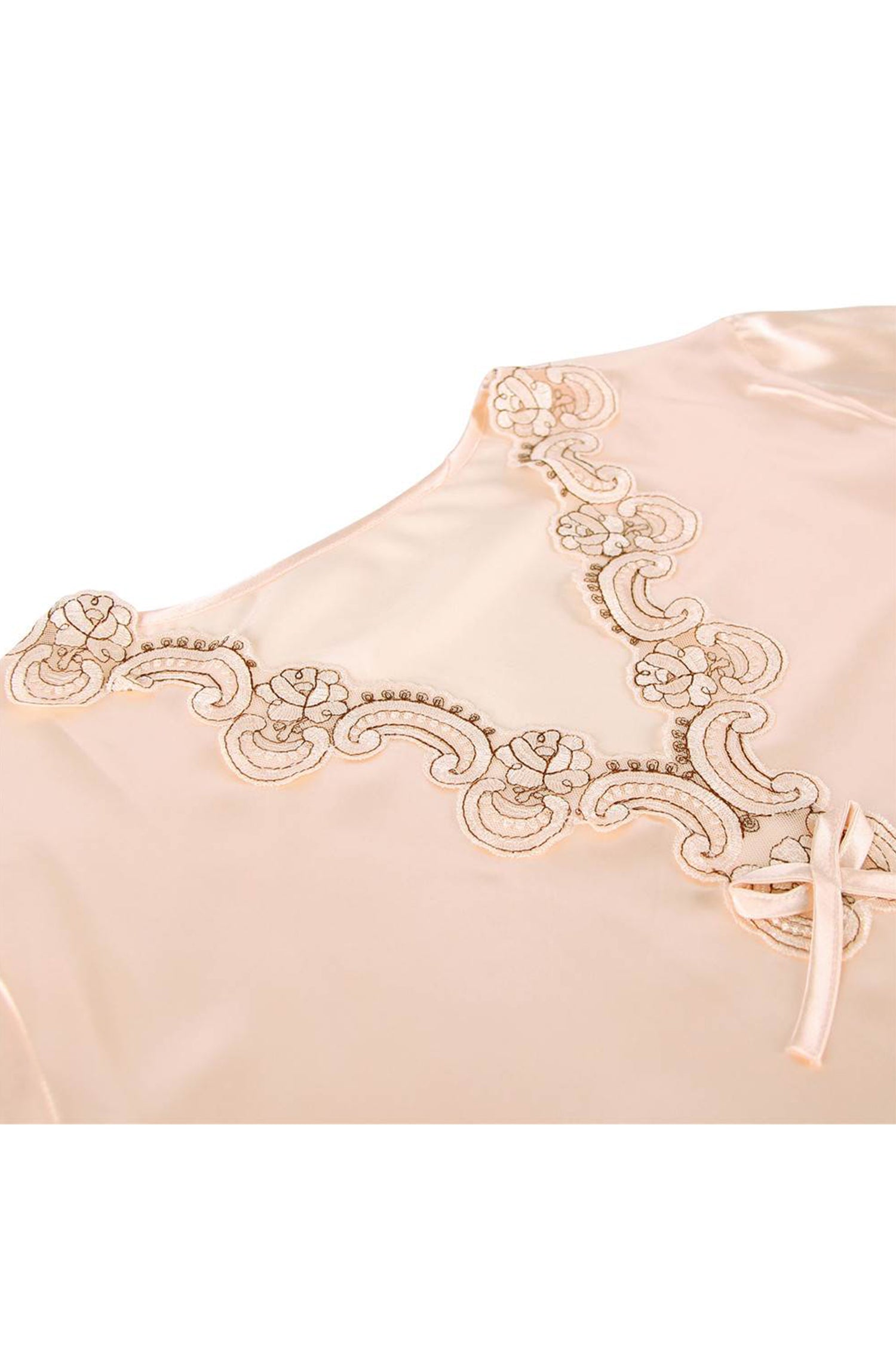 High Quality Long Sleeve Silky Satin Pajama Set - Two Piece Set