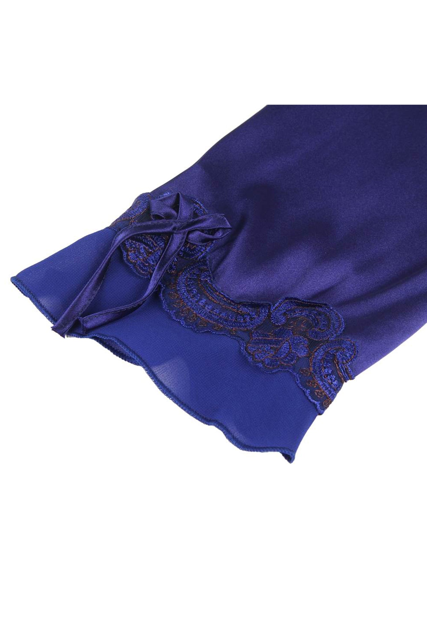 High Quality Long Sleeve Silky Satin Pajama Set - Two Piece Set