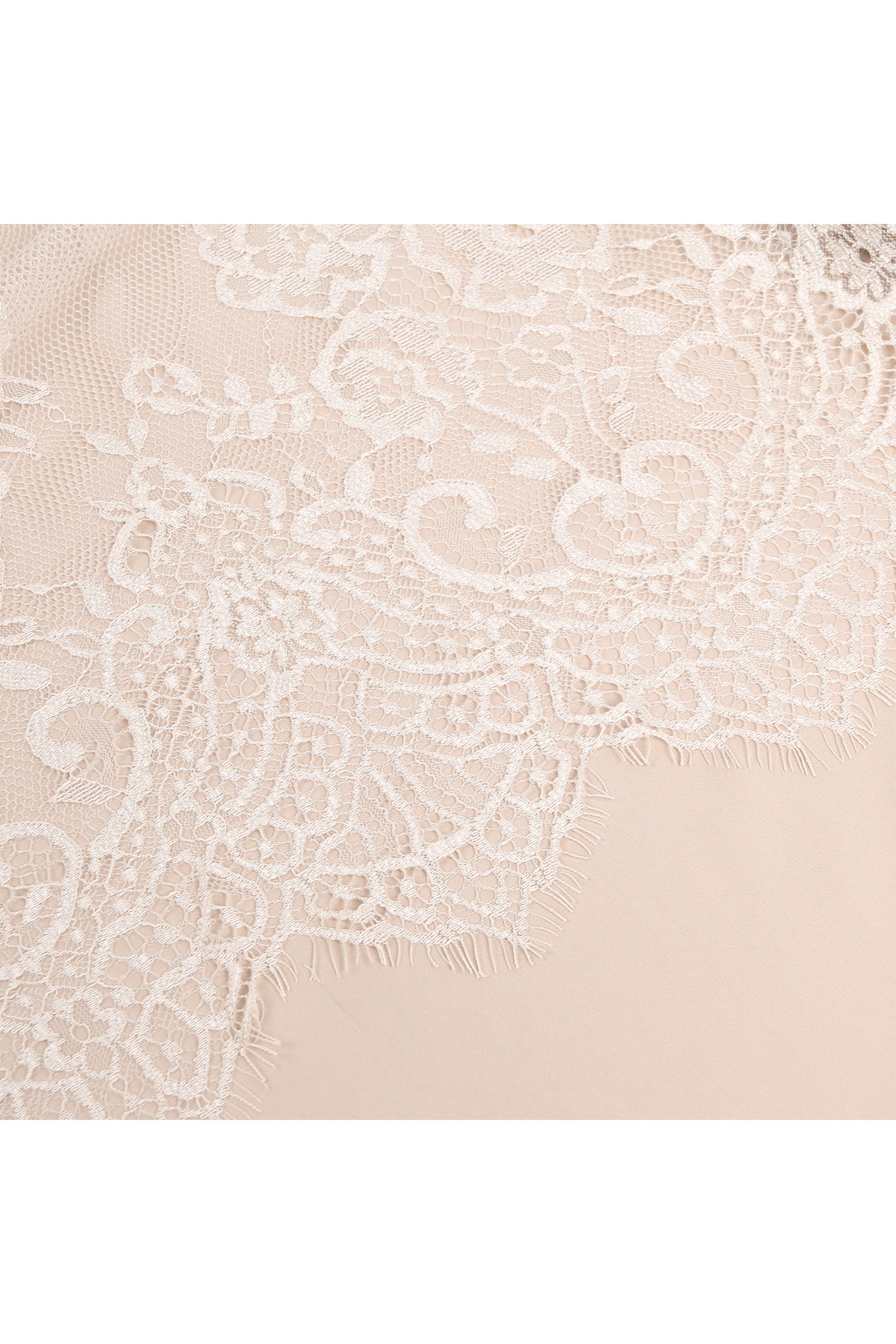 Short Nightdress with Lace Slit