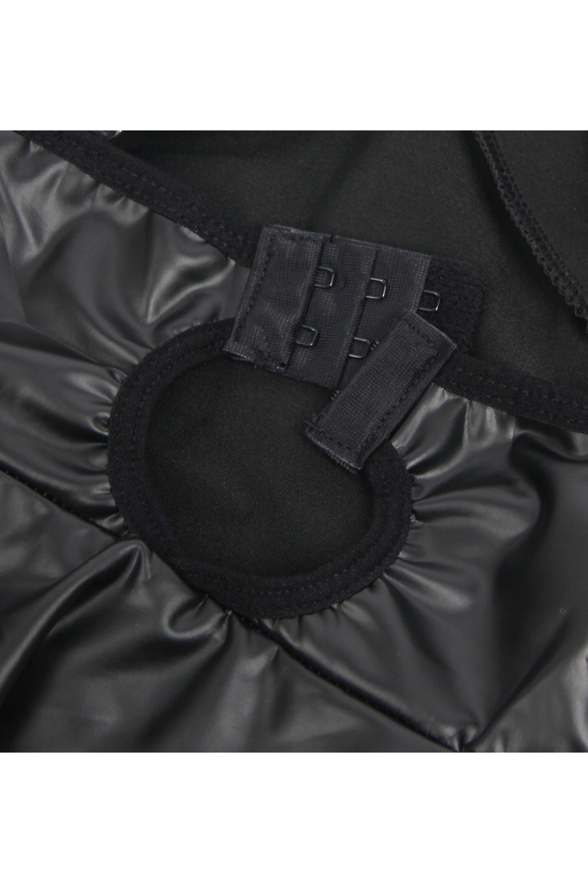 Dark Knightress Faux Leather Suspender Adult Halloween Costume