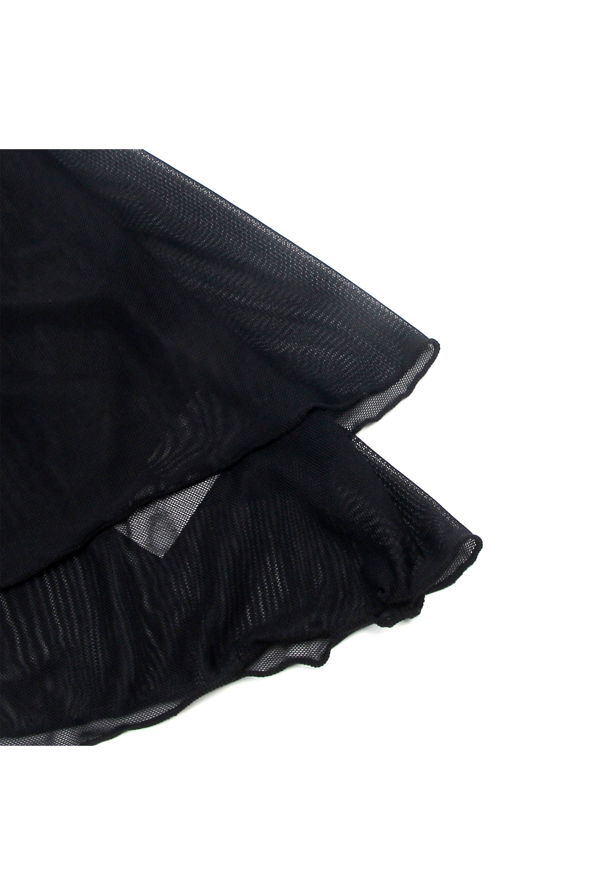 طقم بيبي دول لانجري نسائي أسود وأحمر مصمم من الشيفون والجلد الصناعي والدانتيل