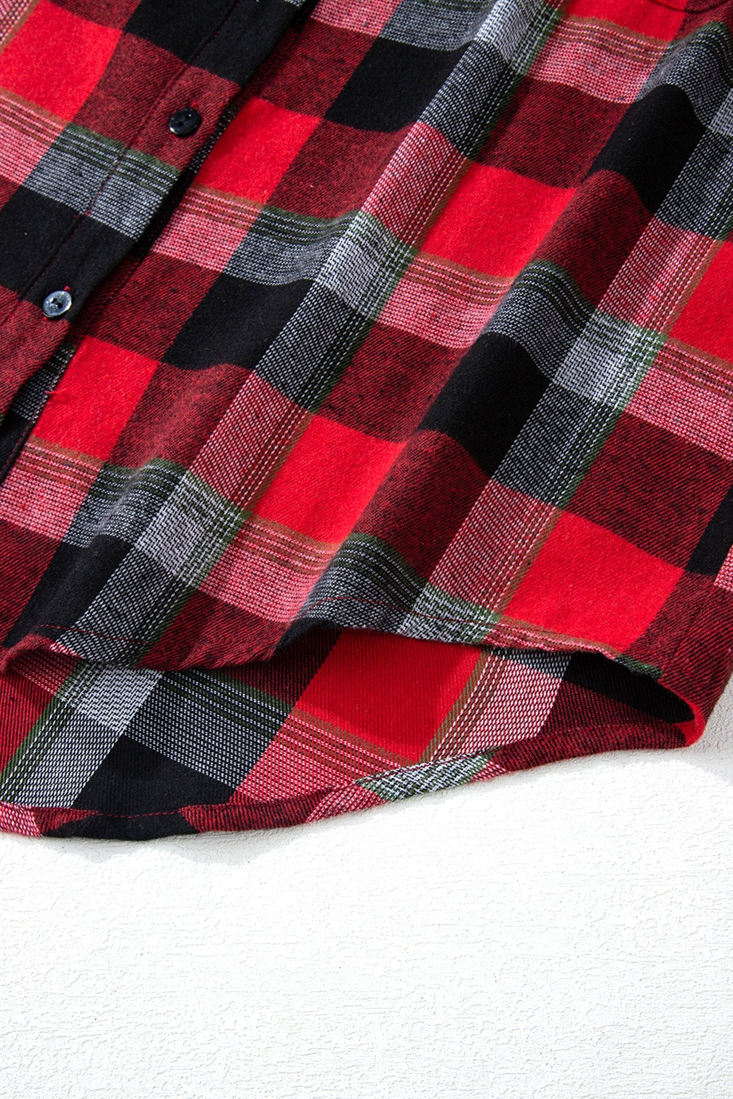 Cheap winter pajama checkered red