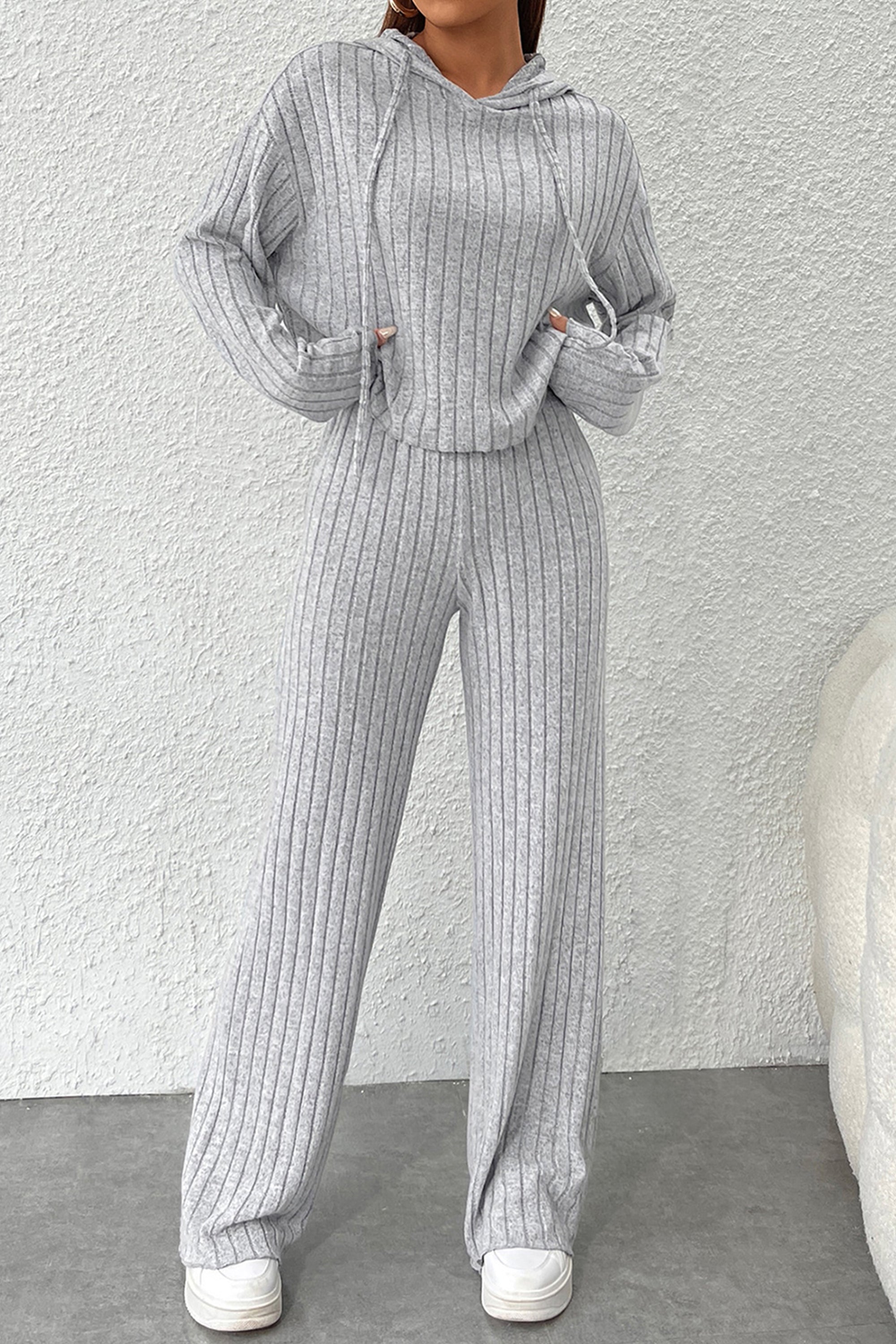Ribbed Knit Slouchy Set