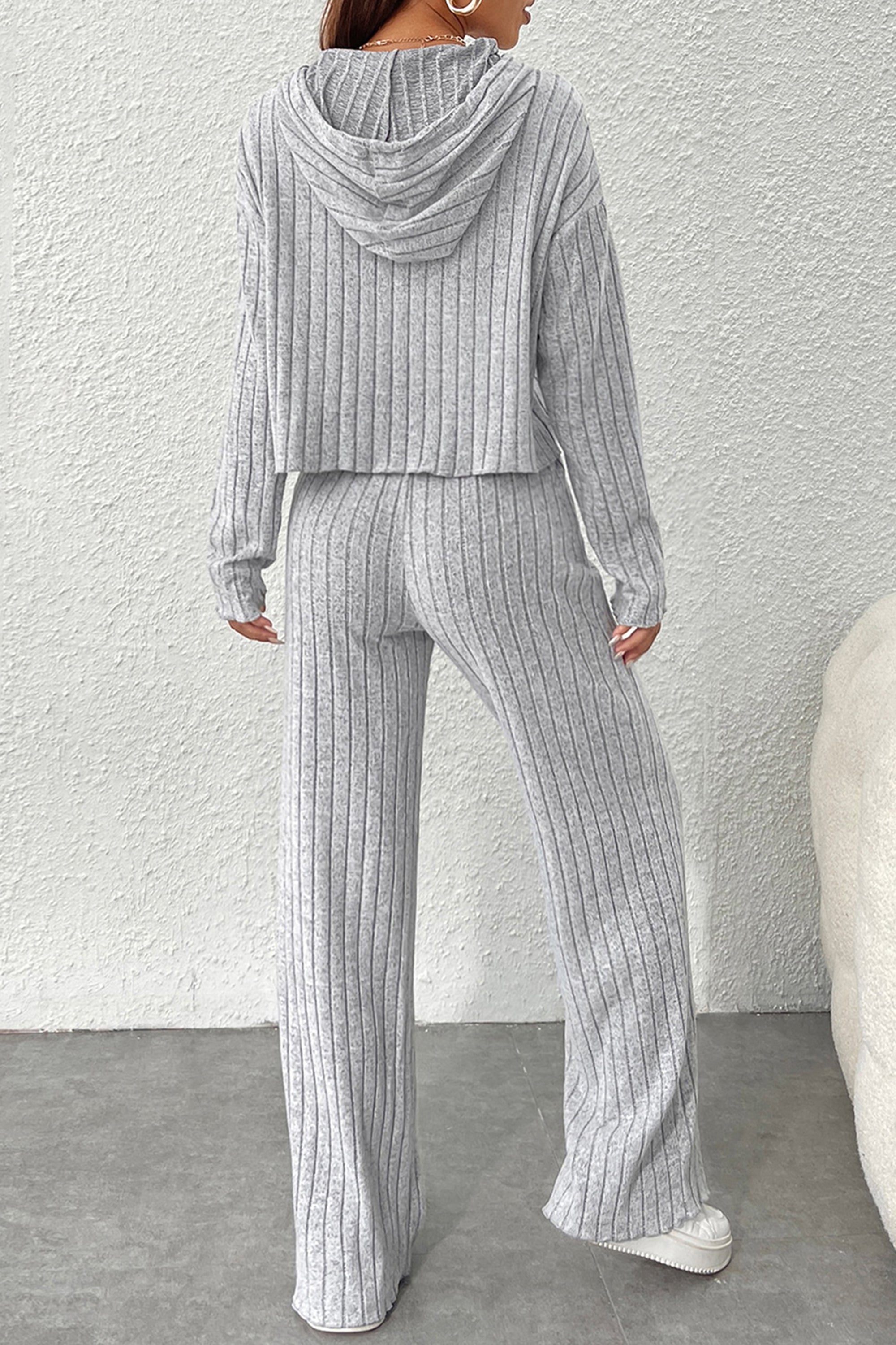 Ribbed Knit Slouchy Set