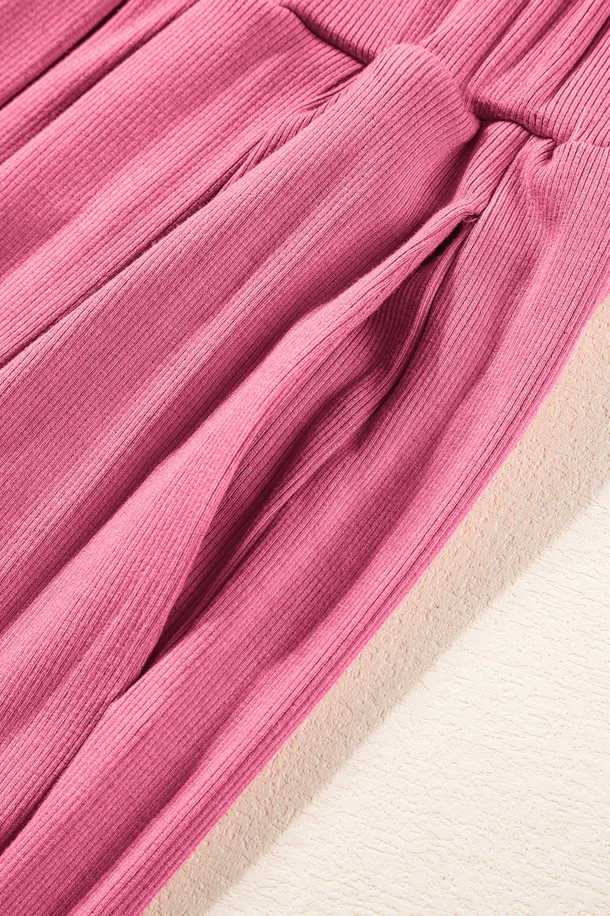 Crop Top and Wide Leg Pants Set