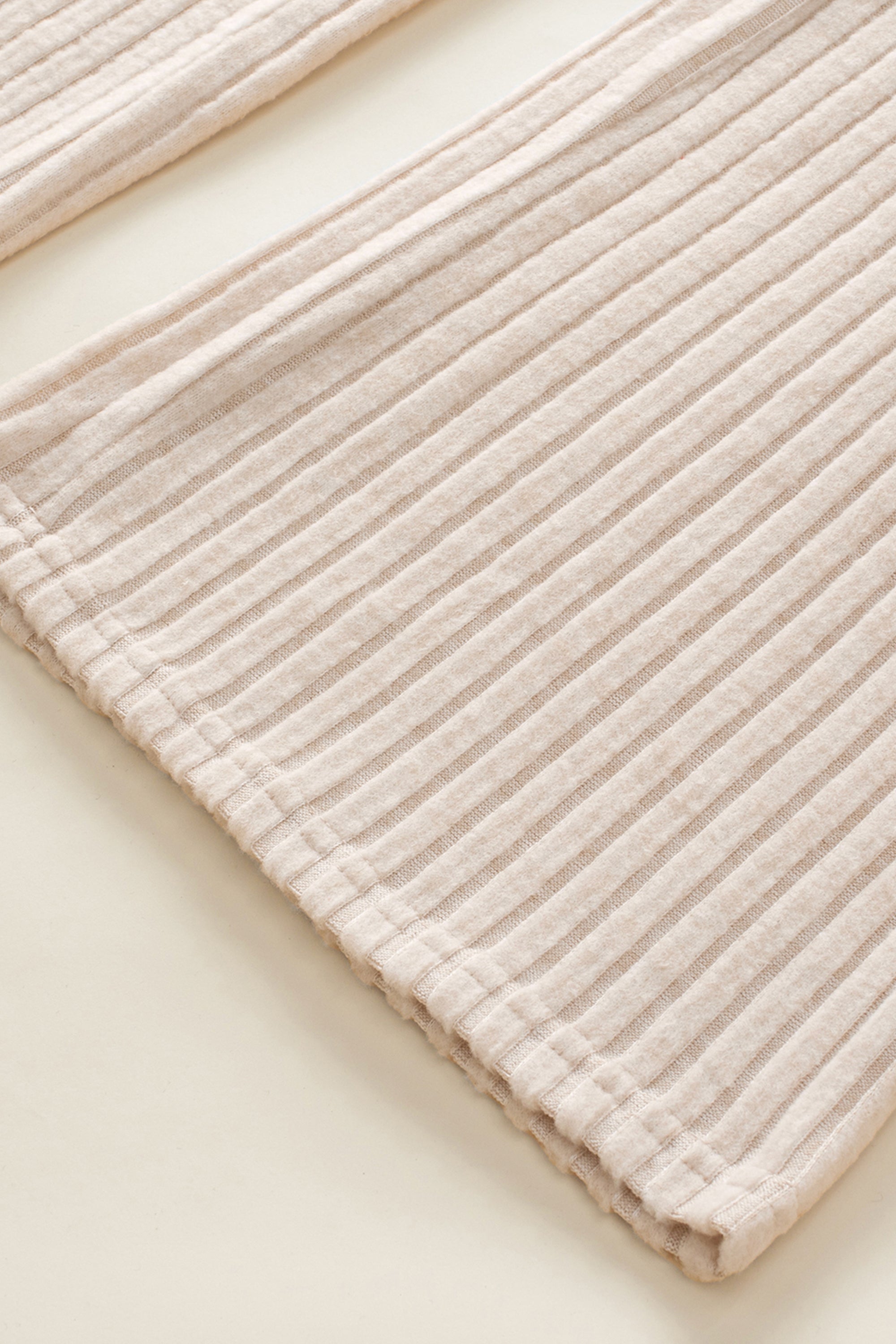 Solid Color Ribbed Jumpsuit