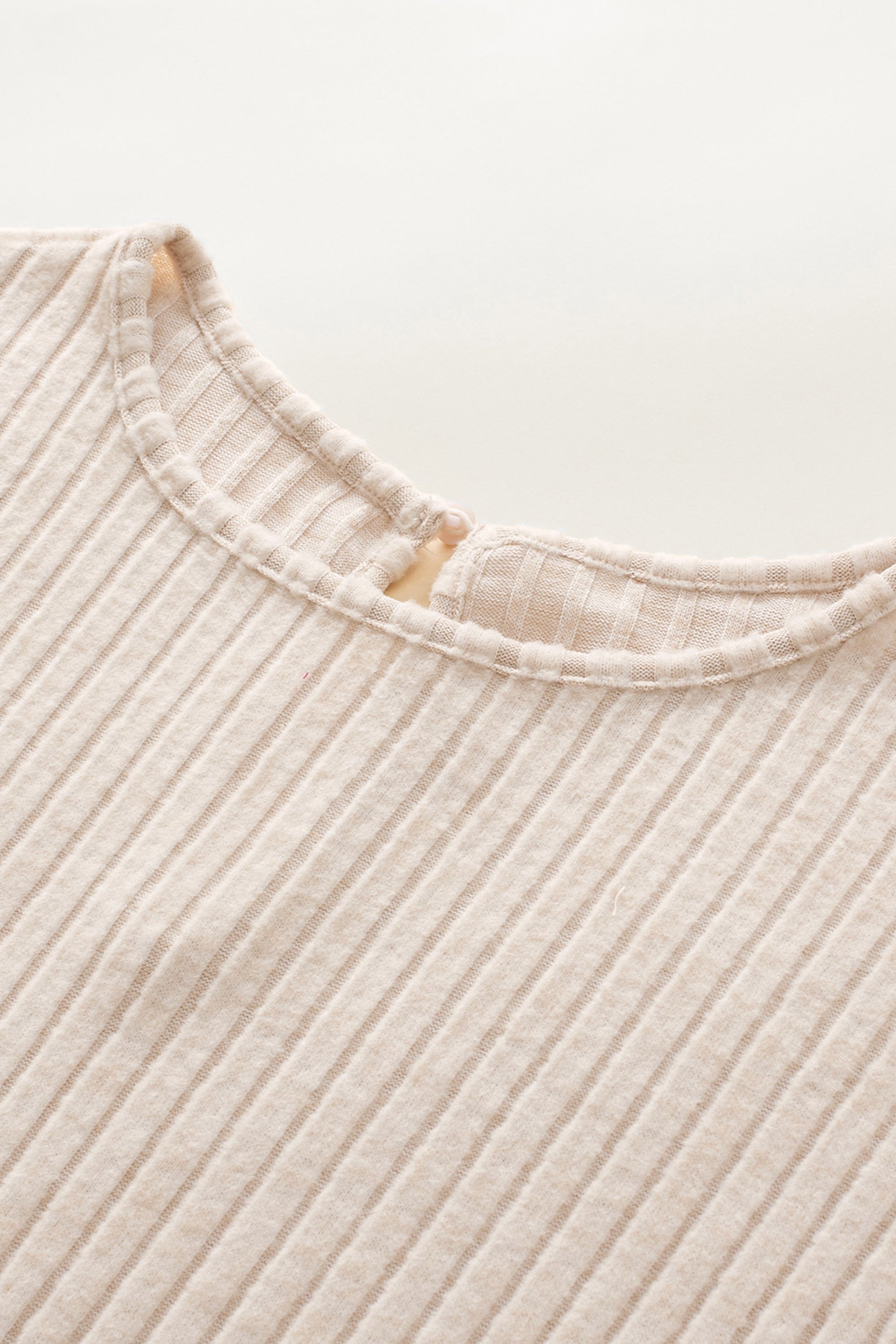 Solid Color Ribbed Jumpsuit