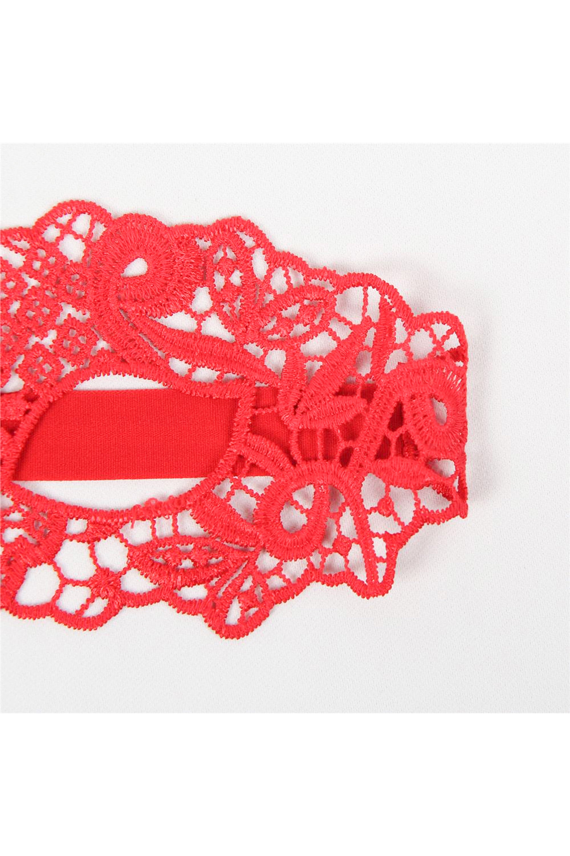 قناع عيون نسائي دانتيل أحمر سكسي لللانجري