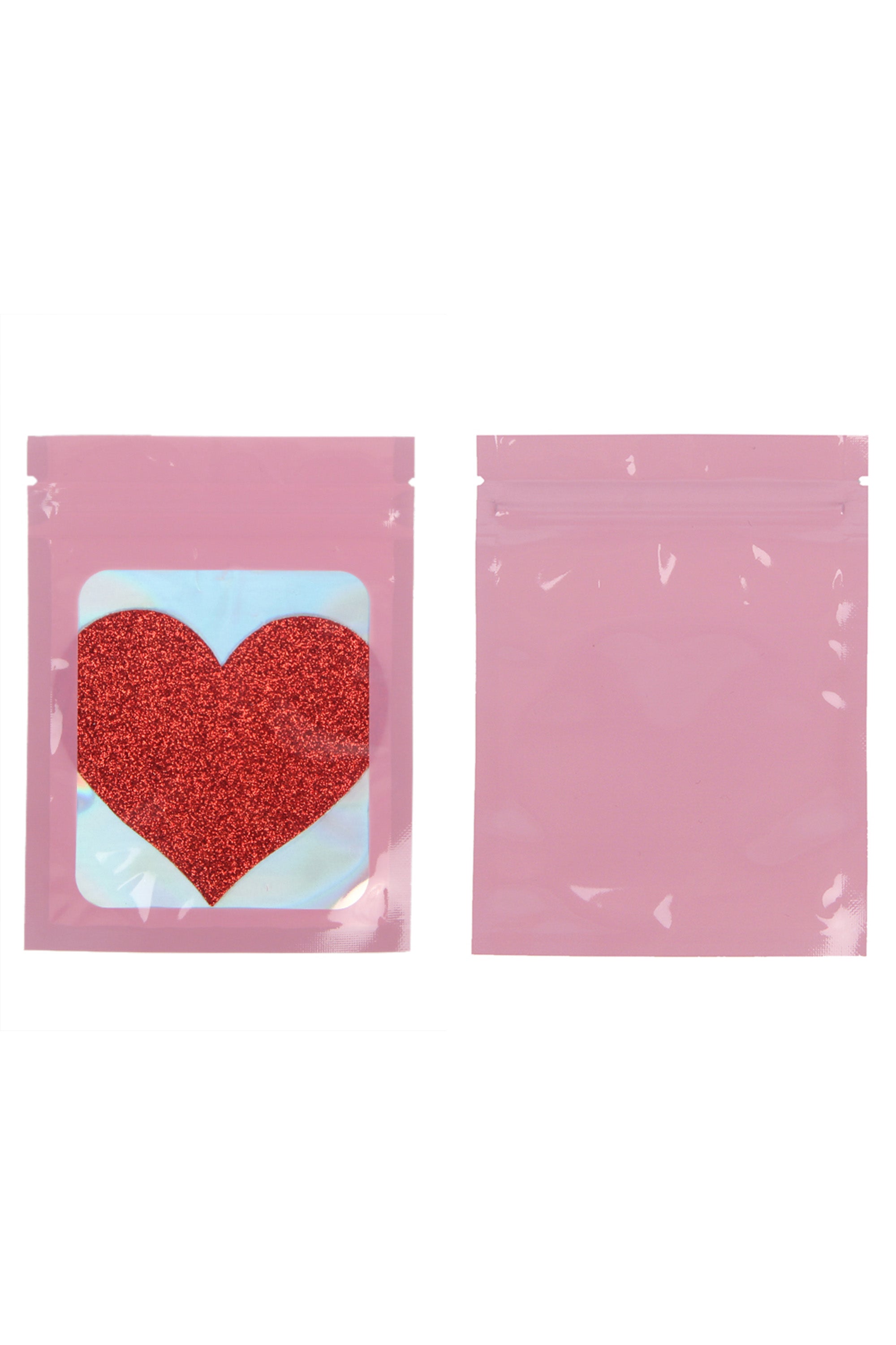 أغطية حلمات صدر نسائية قلب أحمر ترتر