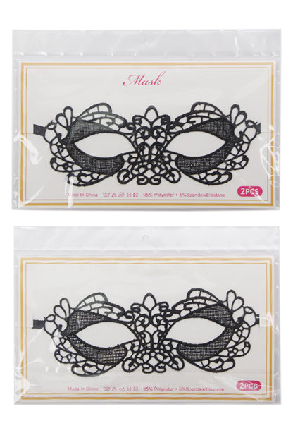 Sexy eye mask for women made of black lace