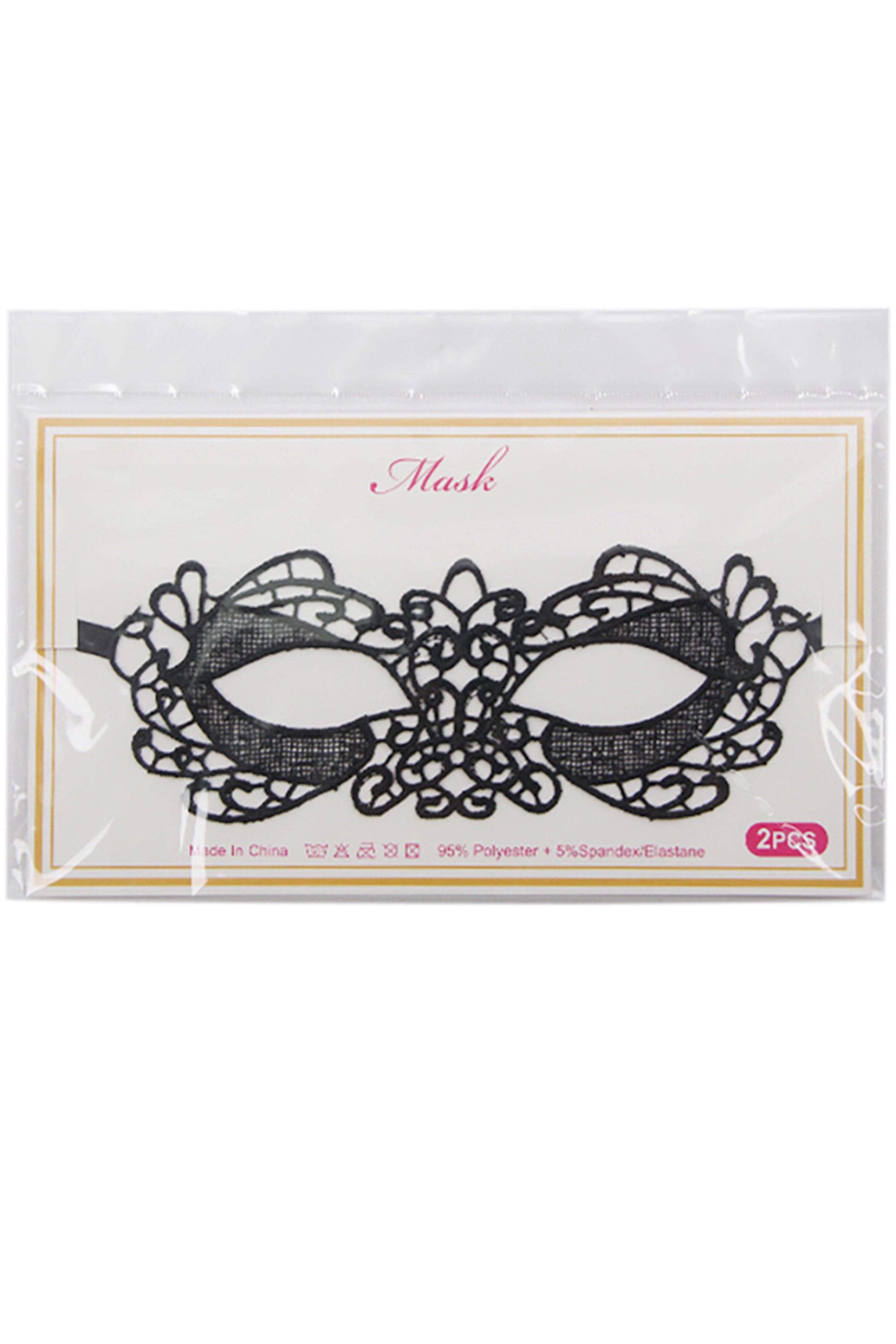 Sexy eye mask for women made of black lace